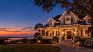 christmas lighting wilmington and wrightsville beach nc